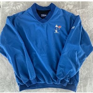 Holloway St. Louis University SLU Pullover Mesh Lined Blue Windbreaker Jacket.